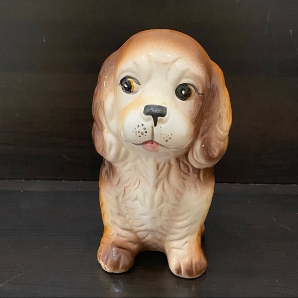 Vintage RELPO Cocker Spaniel Dog Ceramic Planter - Picture 6 of 14